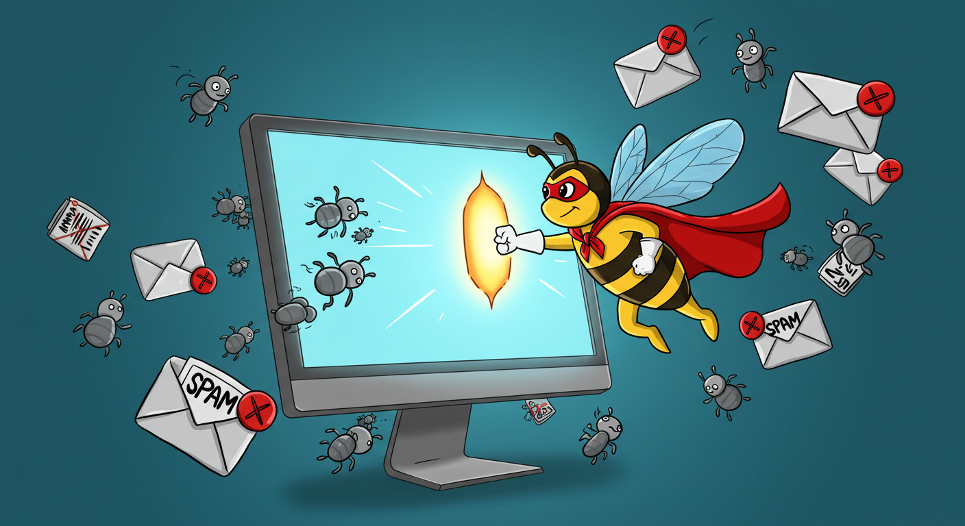 Antispam Beeで手間なくコメントスパムをブロック