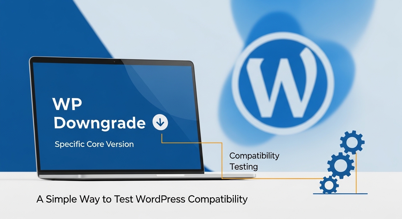 WP Downgrade | Specific Core VersionはWordPressの互換性テストを簡単に行う方法